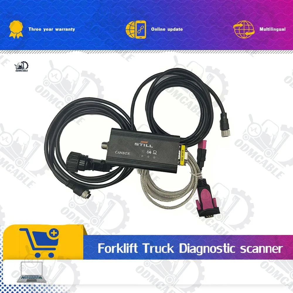 

CarScan FOR STILL CANBOX USB (OEM) 50983605400 ORIGINAL FOR STILL FORKLIFT CANBOX INTERFACE WITH SOFTWARE FOR STILL STEDS 8.21