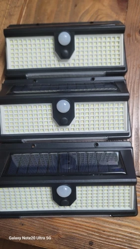 190led Solar Led Light Outdoor Garden Decoration Wall Lamp With 4 Mode IP65 Waterproof Solar Motion Sensor Light For Yard Door photo review