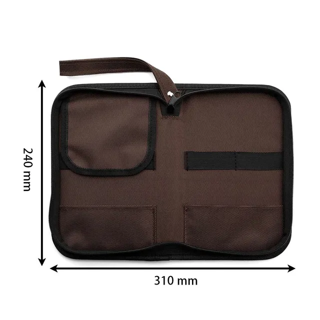 Borsa Rotolo Attrezzi Bonsai In Tela - Portautensili Multitasche Per Giardinaggio - Foto 12