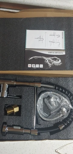 Black Chrome Flow Master: Modern Matte Black Pull-Down Faucet with Dual Modes photo review