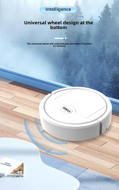 Rechargeable 3 In 1 Smart Sweeping Robot Home Sweeper Sweeping and Vacuuming Wireless Vacuum Cleaner Sweeping Robots For Home 3