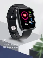 Y68 Smart Watch Men Women Fitness Tracker Blood Pressure Smartwatches Heart Rate Monitor Bluetooth-Compatible Digital Wristwatch 