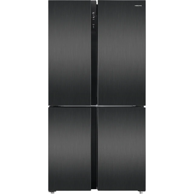 Холодильник HIBERG RFQ-500DX NFXd inverter отдельностоящий, 4 двери, 545 л, темная нержавеющая сталь 1