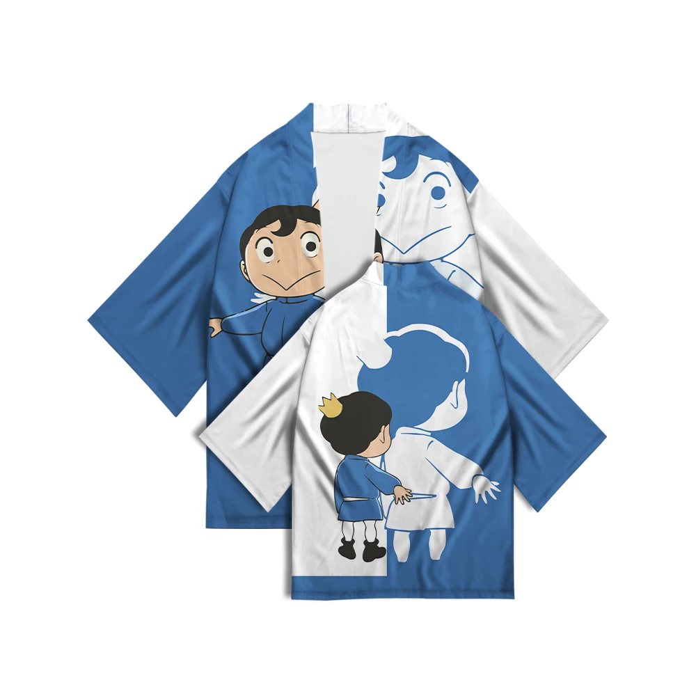 

King Rank Printed Kimono Unisex Anime Cartoon Pattern Beach Casual Wear Y2K Harajuku Trend Loose Cardigan