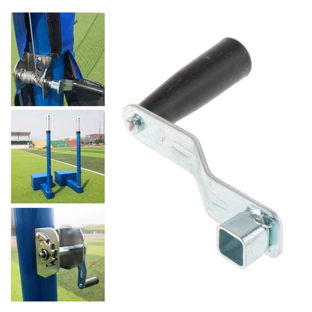 Tensioner Handle Easy Setup Metal Replacement Hand Crank for Volleyball Pole Fitness Equipment part Badminton Pole Accessory 4