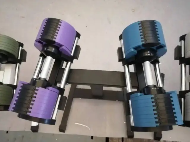 High Quality Fitness Equipment Gym Weights Adjustable Dumbbell 1kg Increment Spray Gym