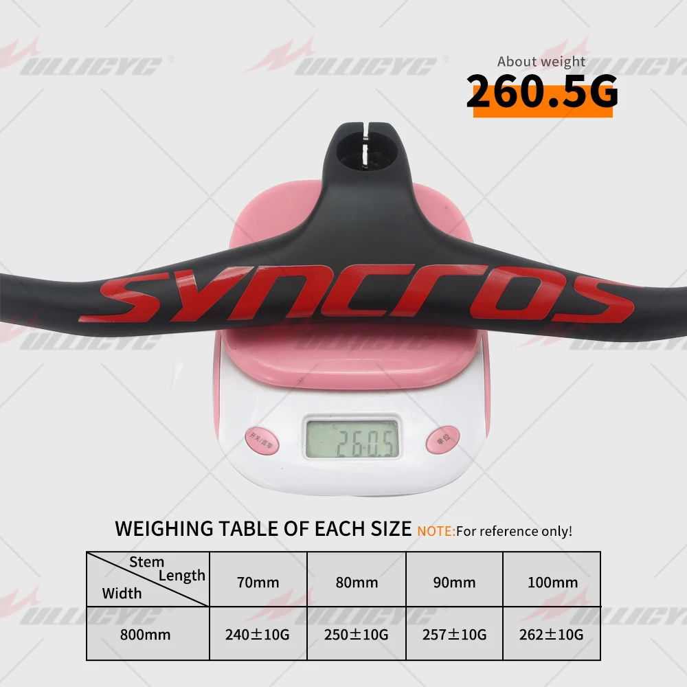 SYNCROS Mtb Handlebars 28.6mm-17Degree Carbon Integrated Cockpit Handlebar For Mountain Bike 660~800mm Bicycle Parts bicycle accessories,bicycle handlebar