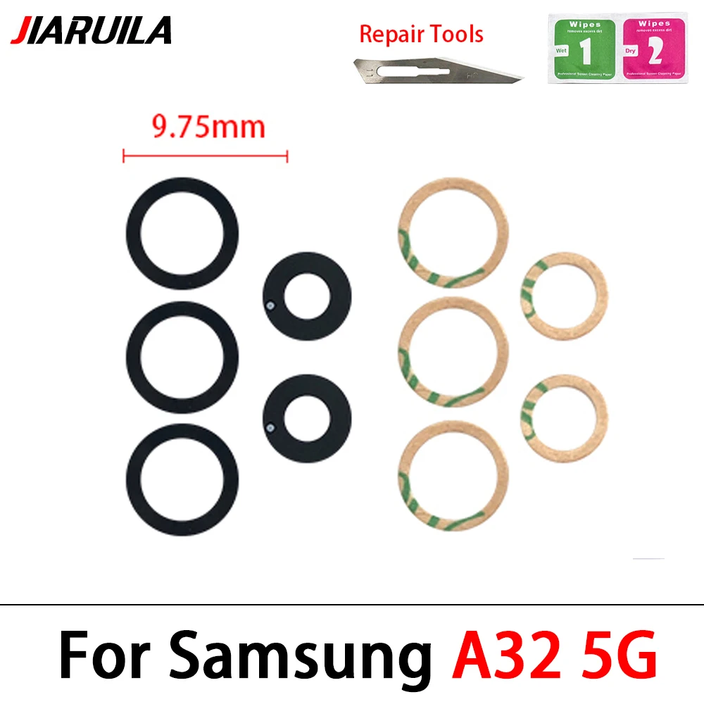 접착제 포함 후면 카메라 유리 렌즈, 삼성 A03, A05, A05S, A13, A14, 4G, A15, A25, A35, A52, A55, 5G 카메라 유리, 신제품