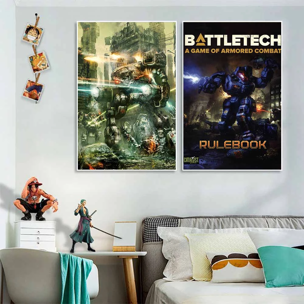 Battletech_ a Game of Armored Combat Poster HD Print Canvas Poster Bedroom  Decor Sports Office Room Decor Poster Gift| | - AliExpress