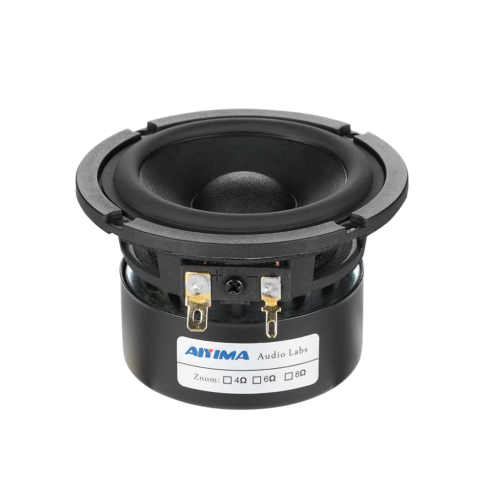 3 Inch Middle Speaker 4Ohm /8 Ohm 15W Three-Way Speaker Sound Amplifier Unit For Home DIY 1PCS AIYIMA Audio