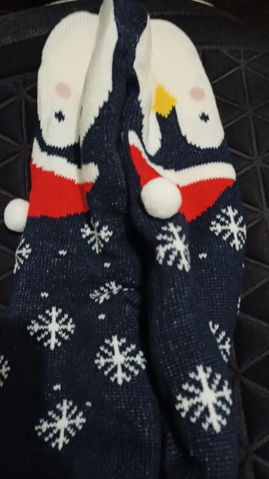 Flauschige Wintersocken mit niedlichen Tiermotiven photo review