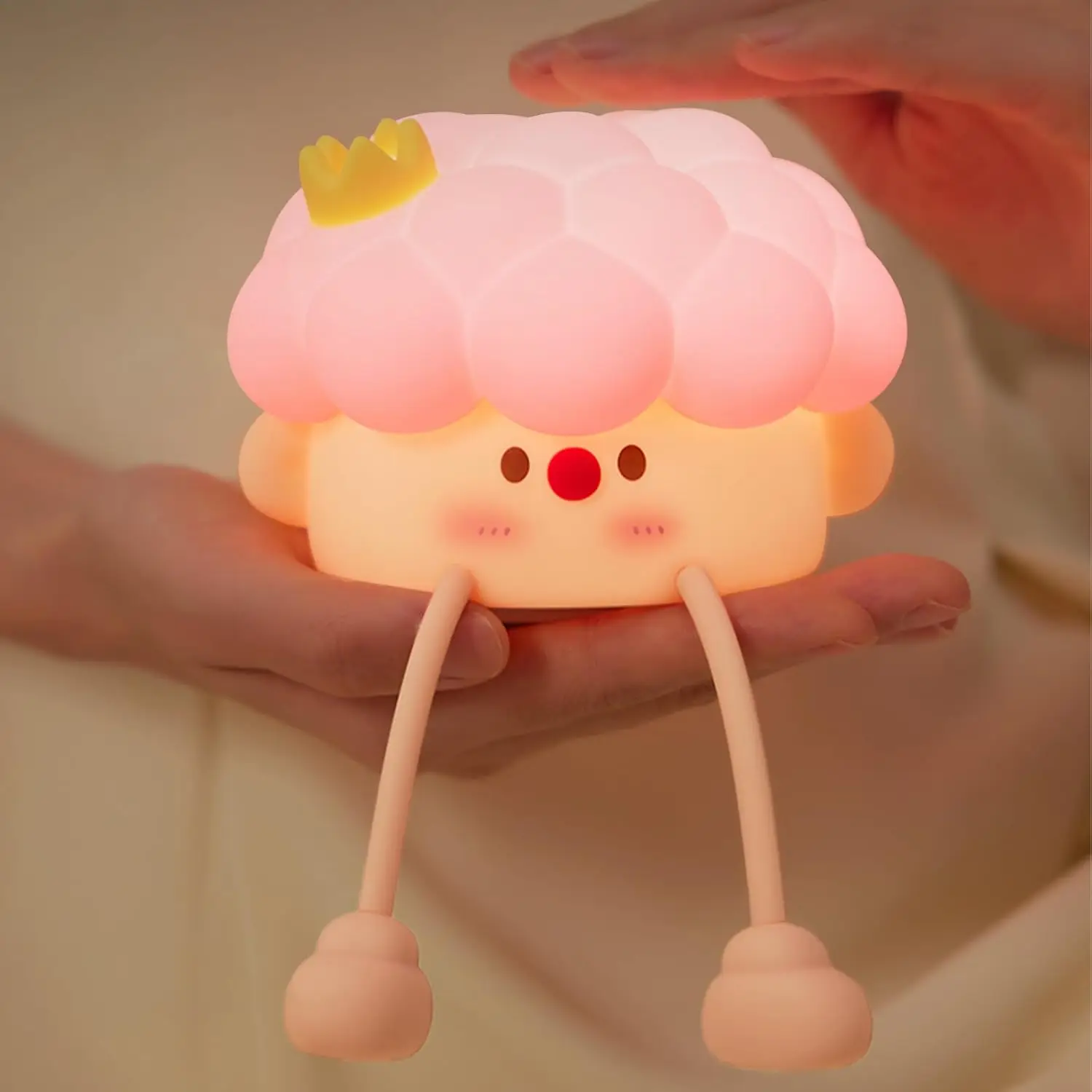창의적인 야간 조명, 터치 제어식 테이블 램프, 타이머가 있는 침실 램프, 집 꾸미기에 이상적, 생일/졸업 선물로 최고