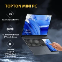 Fashion Dual Screen Laptops 11Th Gen Intel N5095 Processor Ultraslim 15.6" IPS+i7" Touchscreen For Business Student RGB Keyboard 1