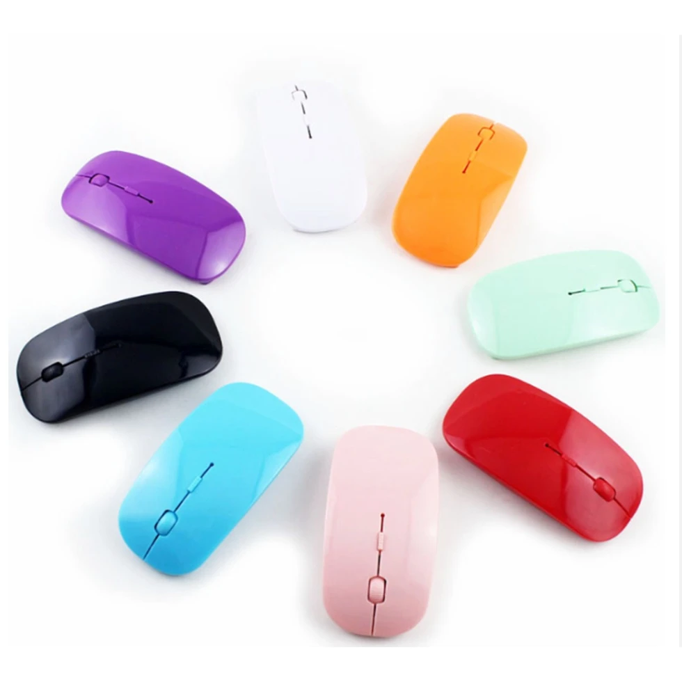 Mouse sem fio Super Slim, Sem Fio, Receptor, USB, 2.4G