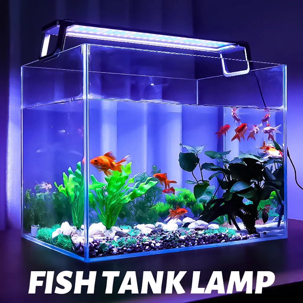 Aquarium Led Lighting Dimmer Lamp For Plant Growth Sunrise Sunset 2.4g Remote Control Aquatic