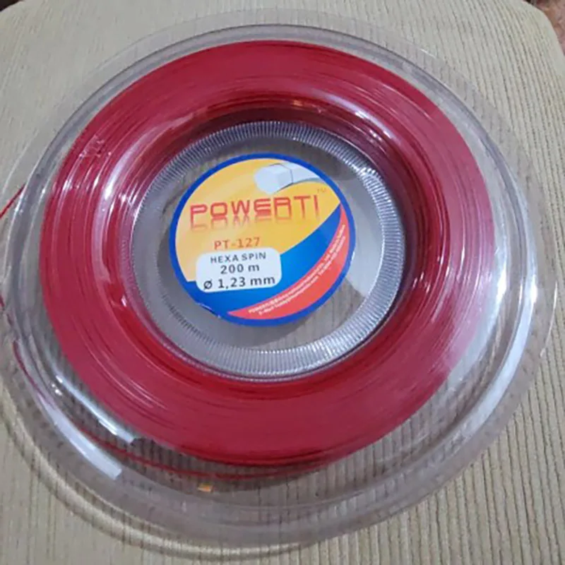 200m Hexagonal Tennis String Hard Line Polyester Line Angular Hexagonal Rotation Resistant