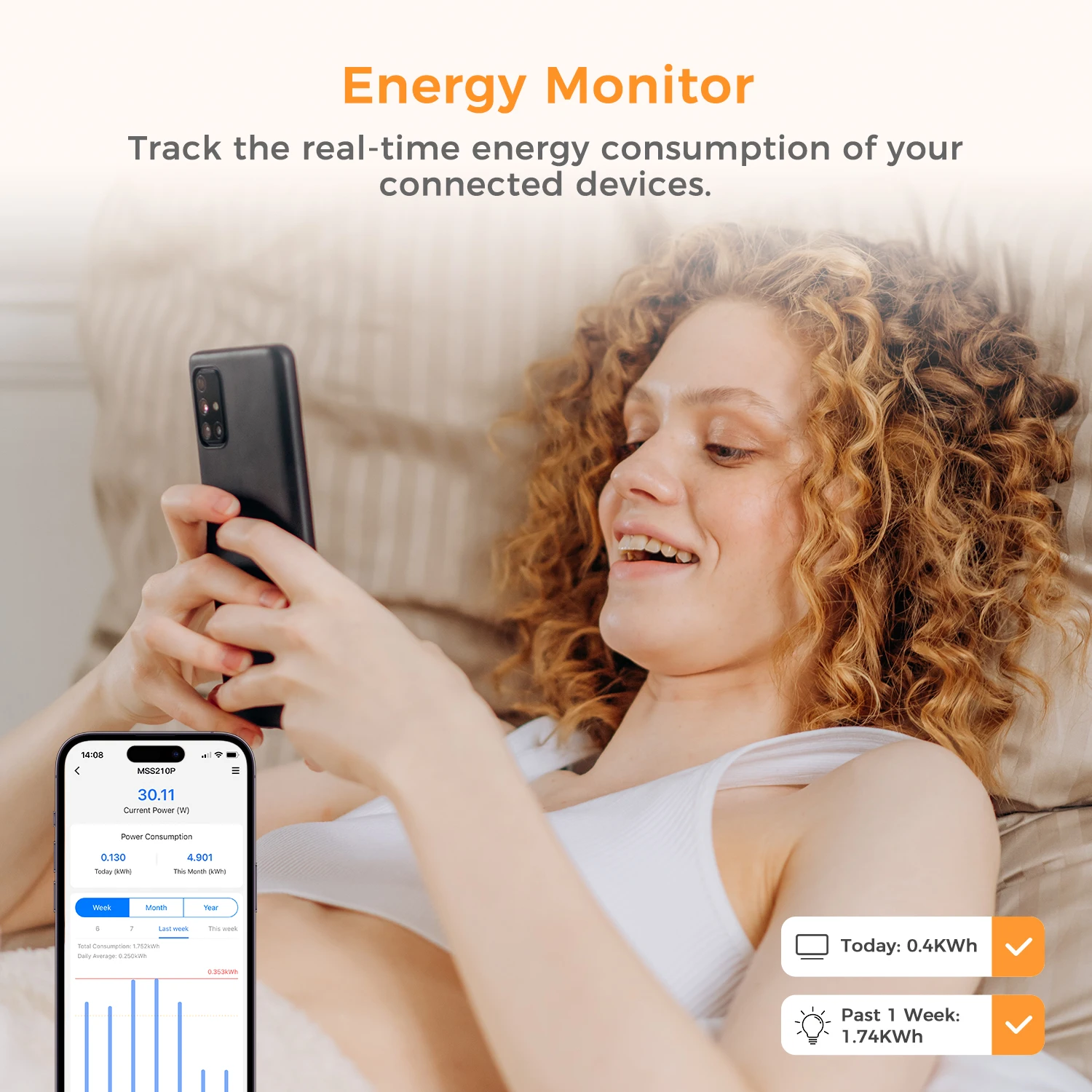 Refoss 16A HomeKit Smart EU Plug WiFi مقبس مراقبة...