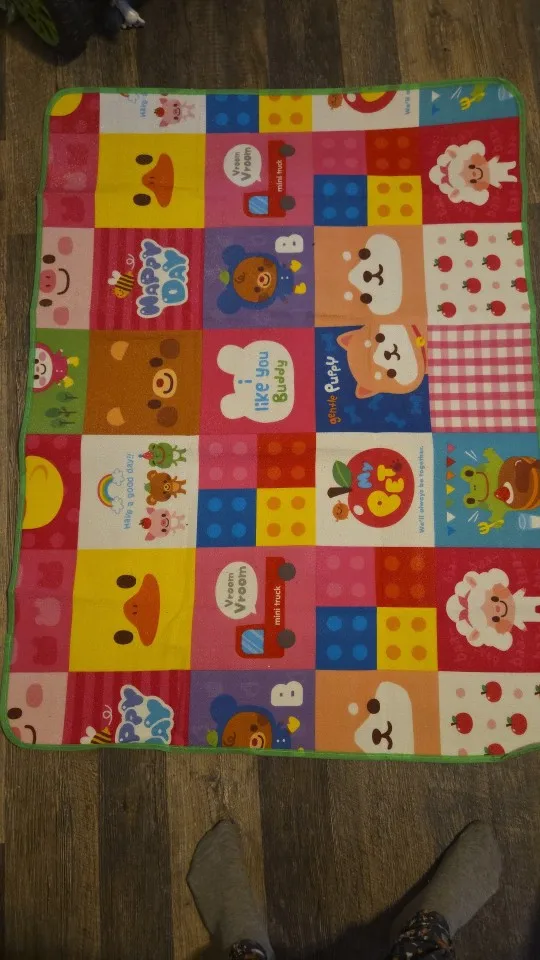120*90cm Baby Play Mat EPE Activity Gym Kids Crawling Mats Carpet Baby Game Carpet photo review