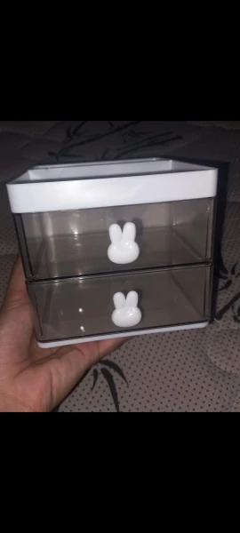 Organizador Mesa Coelho Porta Treco Caneta Gaveta/Maquiagem Escritório Multiuso - Neverdie Store photo review