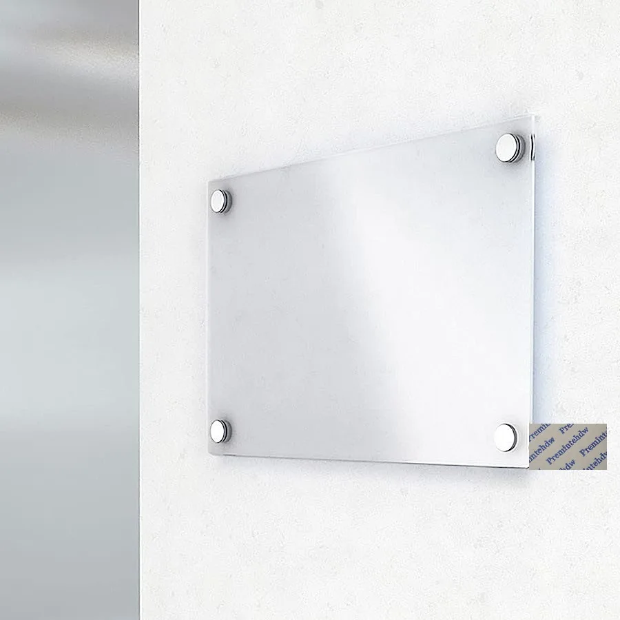 400Pcs Glass Acrylic Mirror Screw With Decorative Stainless Steel Cap Cover Display Advertisement Sign