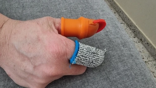 Finger Guard For Cutting Protector Silicone photo review