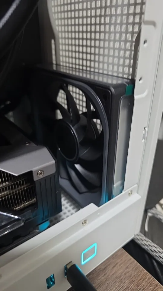 JONSBO ZA-120/240/360 Case Cooling Fan ARGB 12cm Connected Building Block Fan PWM Silent Chassis Fan photo review