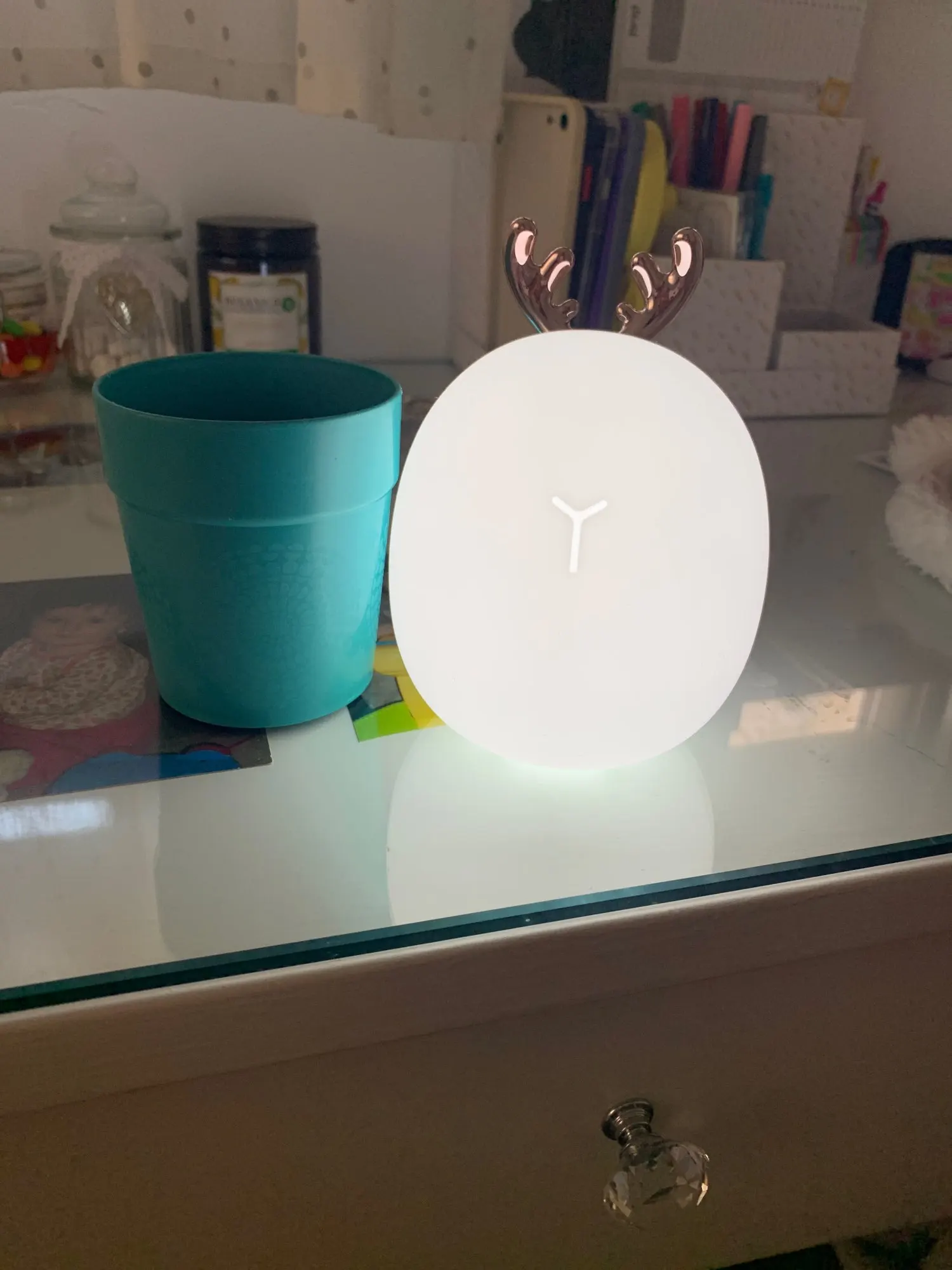 Lamp Rabbit Charging Environmental Friendly Soft Silicone USB Eye Care Night Light Cute Child Bedside Table photo review