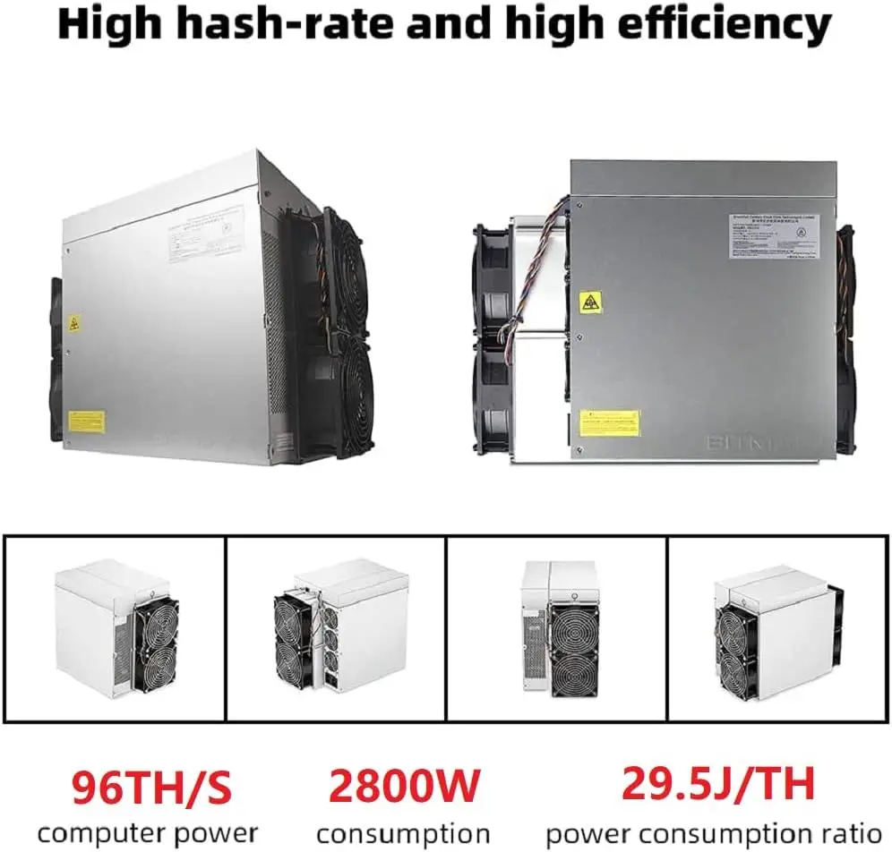 

Купите 10 и получите 5 бесплатных биткоинов, Antminer S19j pro 96TH/S 2800 Вт Asic Miner, BTC Miner, Professional, включая источник питания PUS