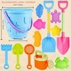Children's Beach Toy Set Baby Playing In Water and Sand Large Sand Shovel Beach Bucket Sand Digging Tool Hourglass 2