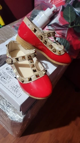 Girls T-Tied Flat Shoes photo review