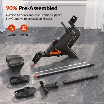 UTRYUP Magnetic Rowing Machines R05 Water Rower R10 16 Levels Quiet Resistance Foldable Compact Rowing Machine Home Gym Fitness 5