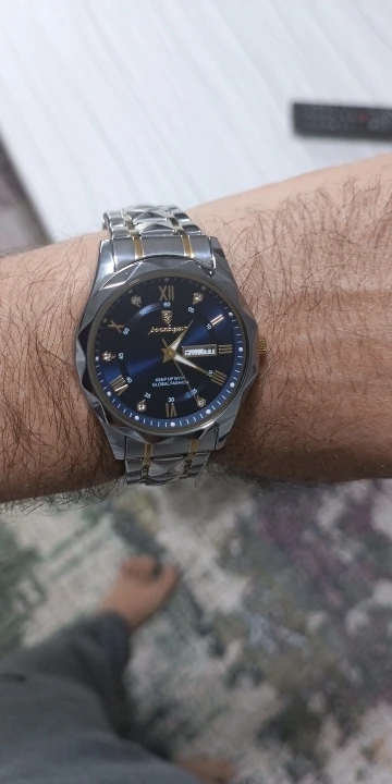 POEDAGAR Top Luxury Men Quartz Watch Waterproof Luminous Stainless Steel photo review