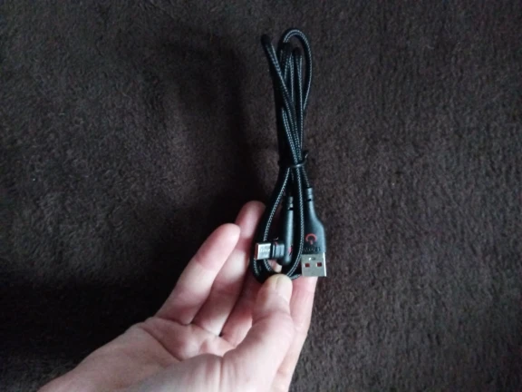 NNBILI 120W Fast Charging USB to Type-C Cable, Nylon Braided, 90 ° Bend Design, Suitable for High Speed Charging of Huawei oppo photo review