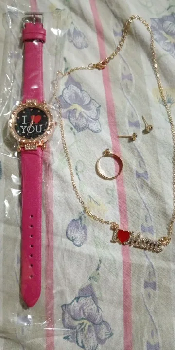 Relógio de pulso de quartzo de luxo para mulheres, relógio feminino, Love Dial, relógio de pulso para senhoras, moda, 5pcs photo review