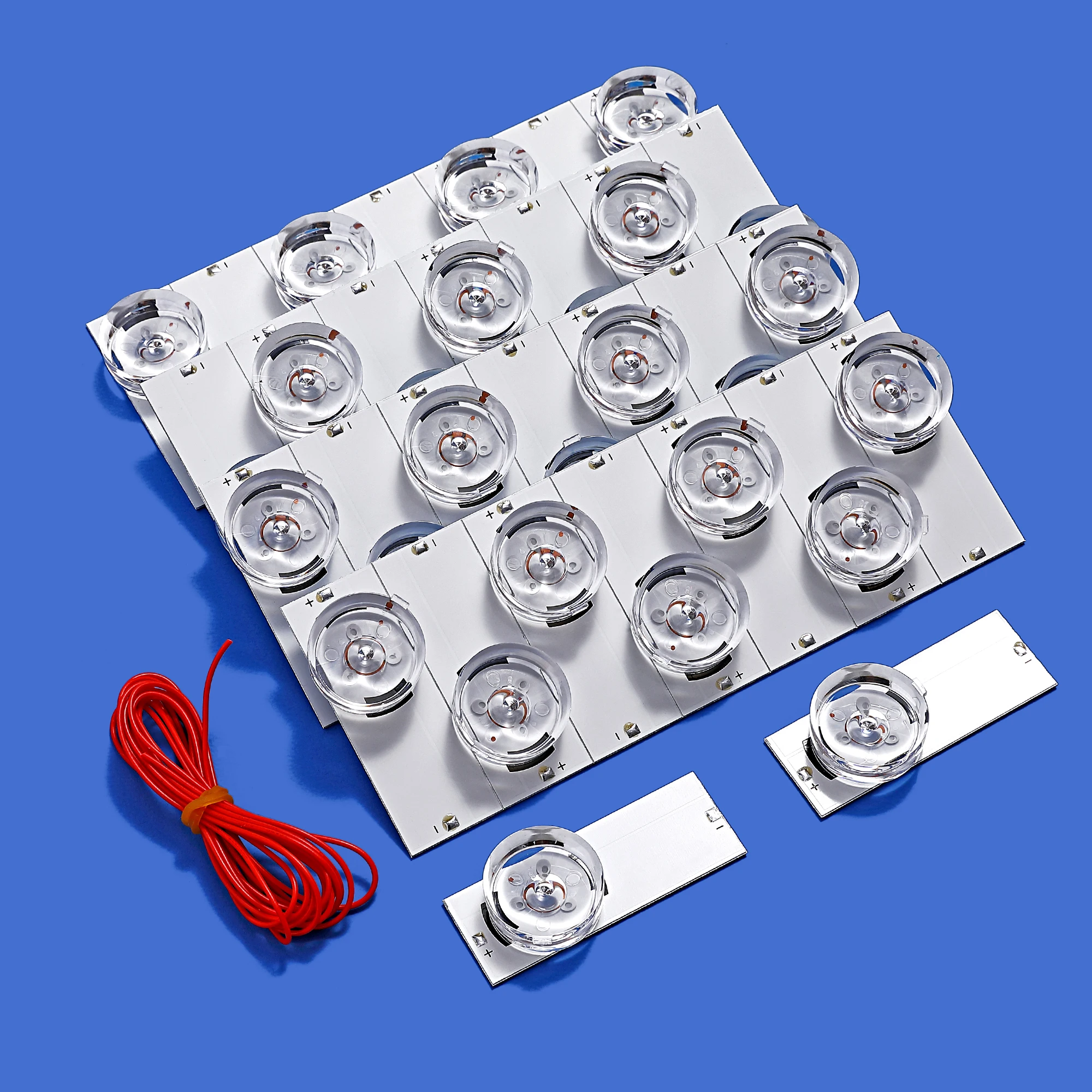 6v smd com lente ótica para 32-65