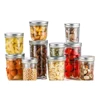 Empty Glass Taper Jar Mason Jar with Screw Metal Lid Family Size 100ML To 730ML MOQ1500 Wholesale Price and Custom Logo Inbox Us 1