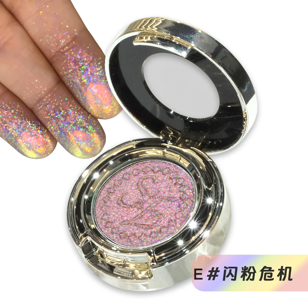 High Pigment Quality Cosmetic Long Lasting Single Multichrome Eyeshadow Eye Makeup Cosmetics 6