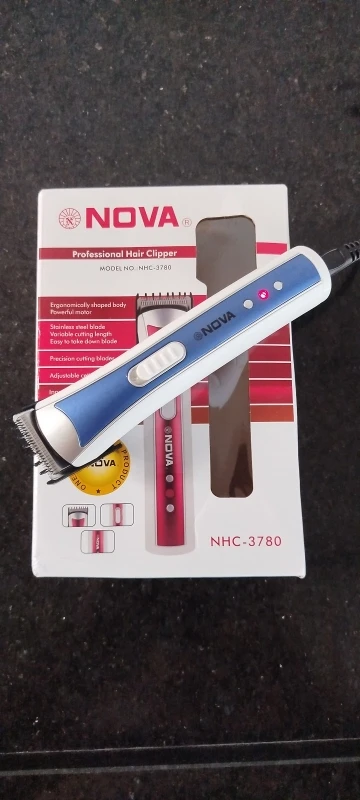 Máquininha De Cortar Cabelo e/ou Barbeador Portátil Aparador Barba 3915 bivolt Recarregável-ENVIO IMEDIATO PARA TODO BRASIL photo review