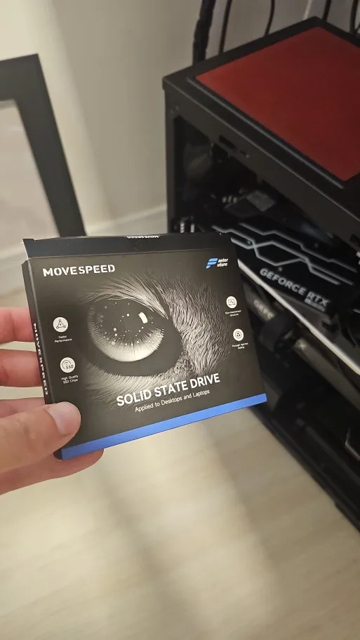 موف سبيد HB7450 512GB SSD لجهاز PS5 ، وسيط تخزين داخلي ذو حالة ثابتة بمنفذ PCIe 4.0 وذاكرة مستديمة M.2 - حتى 7450 ميجابايت/ثانية