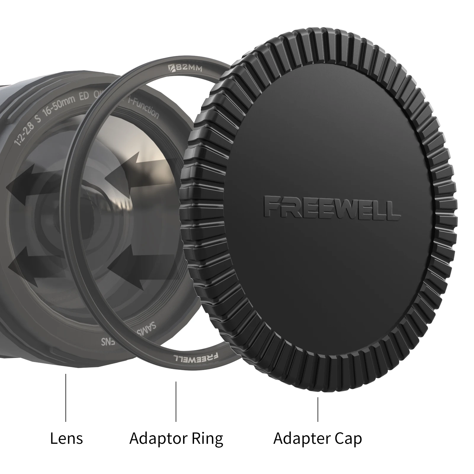 Bague D'adaptation 67mm Freewell K2 - Pour Objectif Photo - Compatible Système Filtres Magnétiques