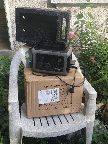 ALLPOWERS Portable Power Station R600, 299Wh LiFeP04 Battery with 2x 600W (1200W Surge) AC Outlets for Outdoor Camping RV Home photo review