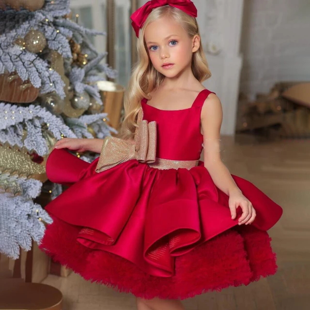 Tenue De NoëL Pour Petite Fille Robe Tulle Tutu Princesse SoiréE