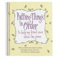 1pc End of Life Planner Workbook - A Thoughtful Guide to Help Loved Ones When I'm Gone, Organize Important Documents, and Plan f 1