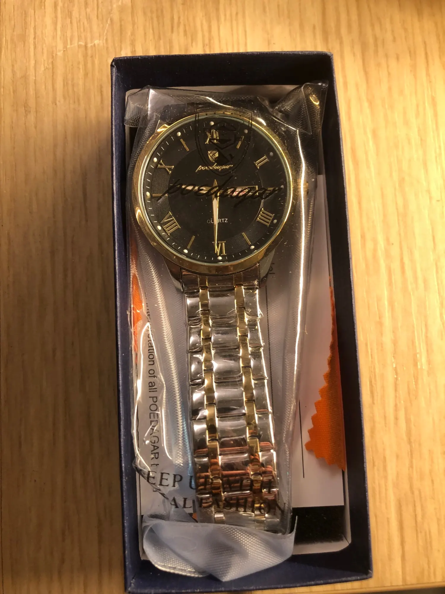POEDAGAR Luxury Men's Quartz Watch - Waterproof, Luminous, Date Display photo review