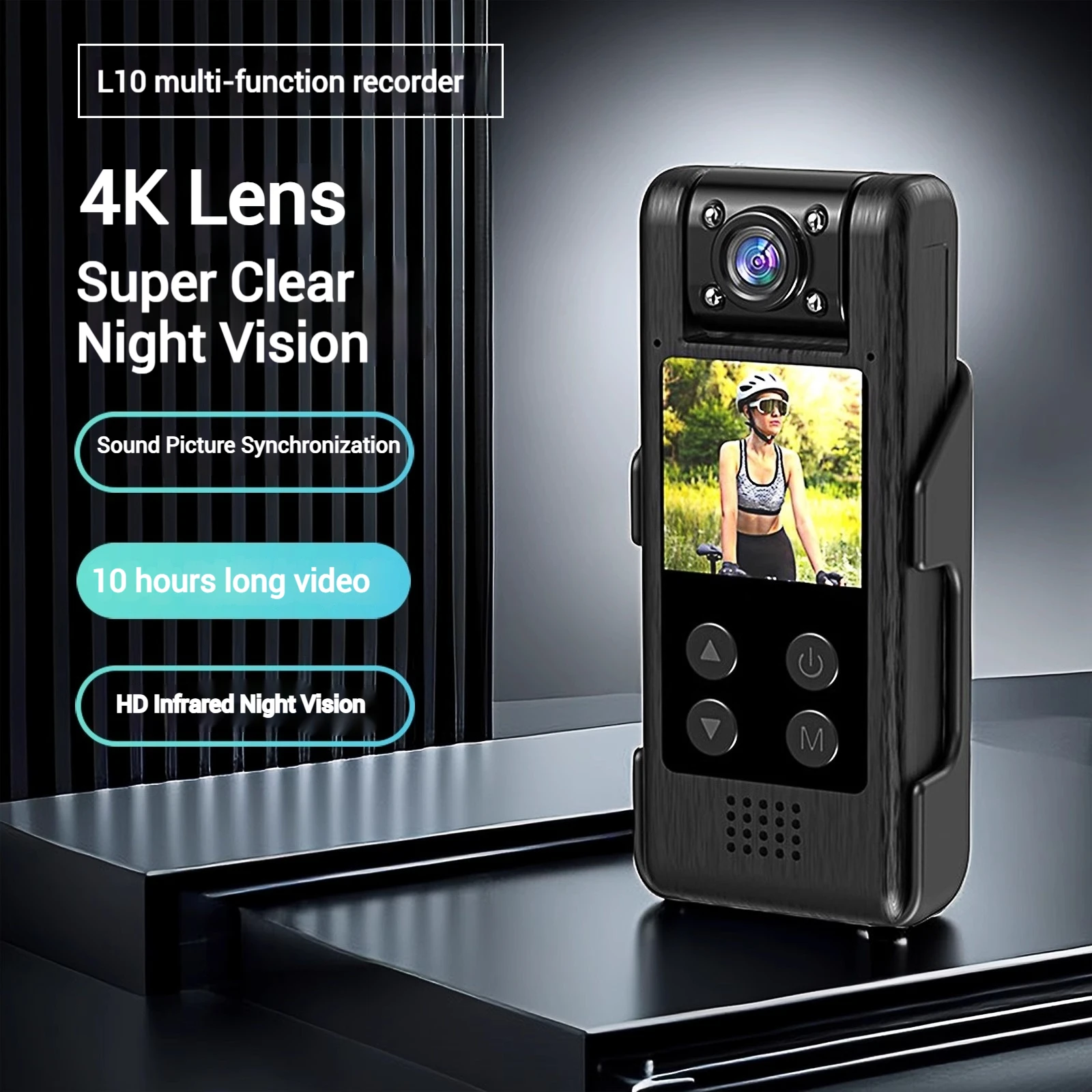 New Wifi 4K Mini Video Camera Handheld Back Clip Sport Fishing Camera Motorcycle Riding Recorder 4K Ultra HD Thumb Sports