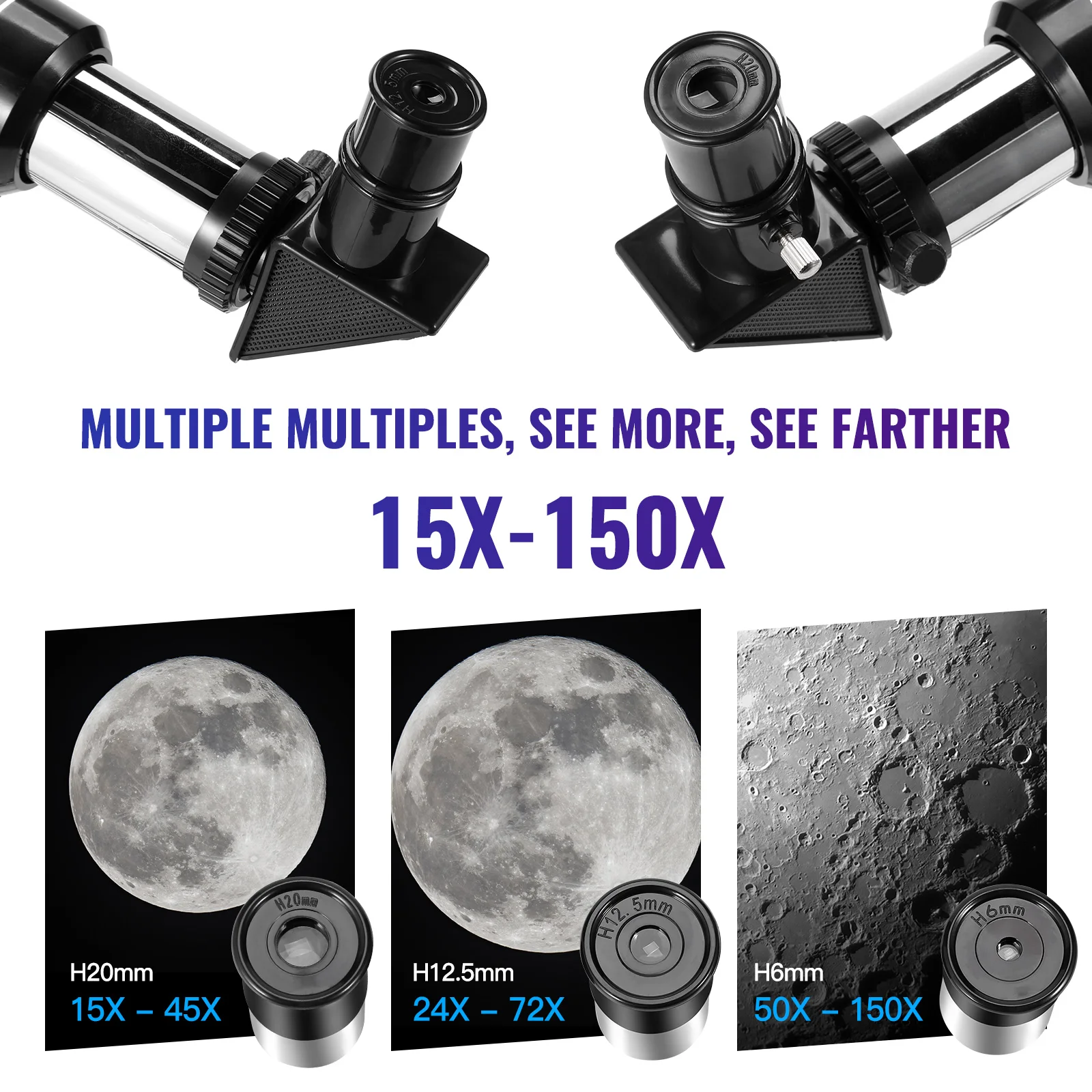 Add98787506d6448d93883d5e5716e3a8q Ulepsz profesjonalny teleskop astronomiczny monokularowy przenośny teleskop statywowy z 150 zoomem HD z kosmosu i planetą księżycową