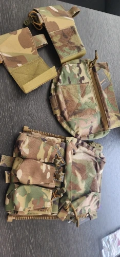 Assault Adapt Banger Back Panel Zip On Rear Pack Tactical Vest FCPC V5 Plate Carrier Accessories Bag GP Pouch Multitools Pocket