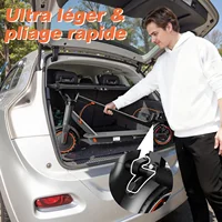 Trottinette électrique pour trajets urbains TODIMART T3, moteur puissant de 350W, batterie 36V, vitesse de 25 km/h, autonomie de 20 à 30 km, pneus en nid d'abeille, pliable, portable, trottinette électrique pour les trajets quotidiens 5