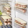 Refrigerator Egg Storage Box Automatic Scrolling Egg Rack Kitchen Egg Organizer Dedicated Egg Carton Rolli Egg Dispenser 2