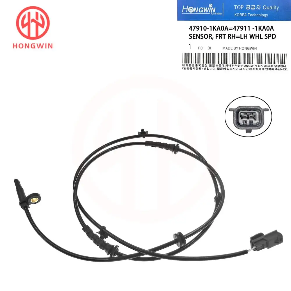 Front Left Or Right Wheel Speed ABS Sensor 47910-1KA0A ALS2073 V38-72-0164 For Nissan Juke 2011 2012 2013 2015 L4 1.6L